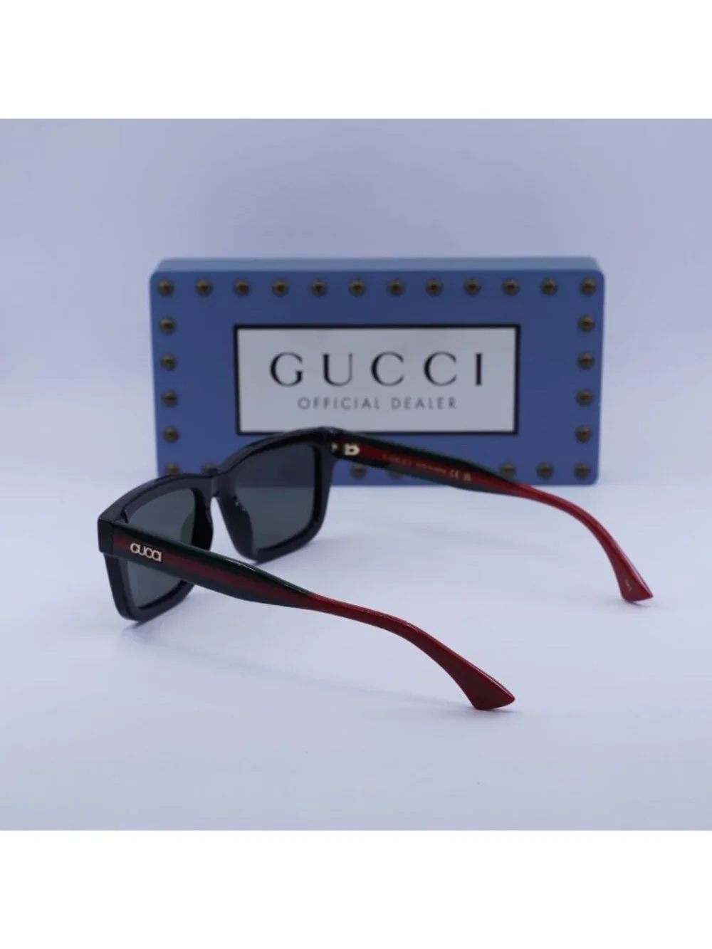Gucci GG1869S 001 Square Sunglasses - Black / Grey